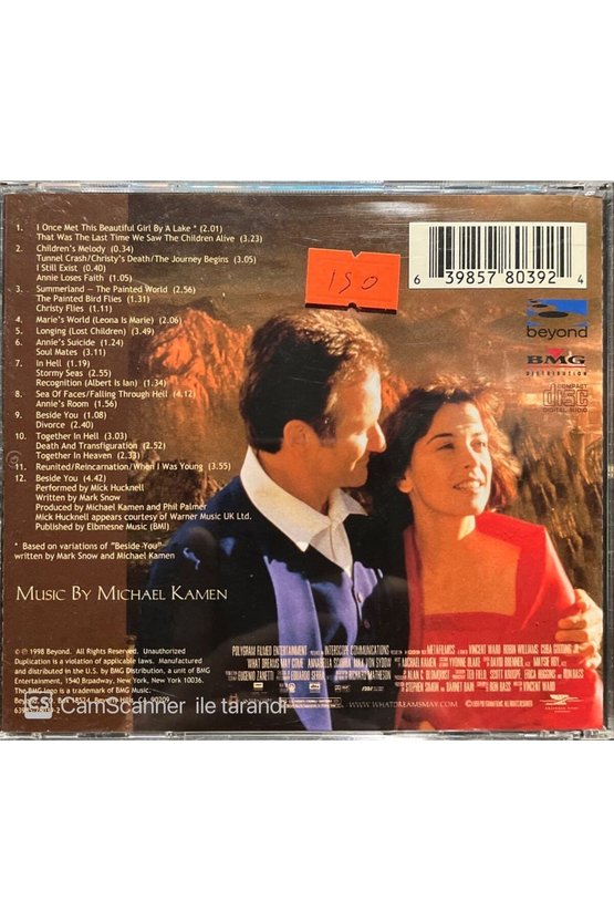 (PLAK DEĞİLDİR CD DİR) What Dreams May Come Soundtrack Cd