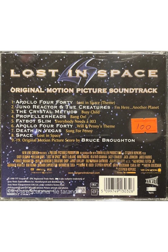 (PLAK DEĞİLDİR CD DİR) Lost In Space Soundtrack Cd