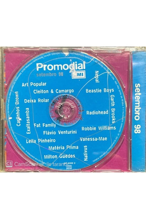 (PLAK DEĞİLDİR CD DİR) Promodial Setembro 98 Maxi Single Cd