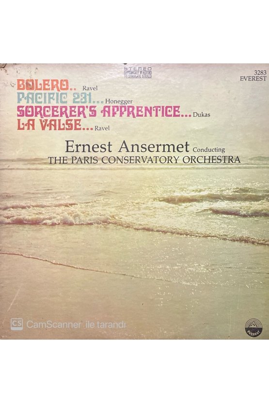 Ernest Ansermet Bolero Pacific 231 LP Plak
