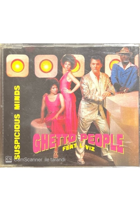 (PLAK DEĞİLDİR CD DİR) Ghetto People Feat L-viz Suspicious Minds Maxi Single Cd