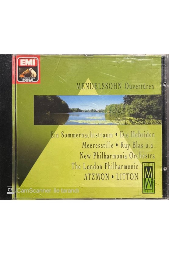 (PLAK DEĞİLDİR CD DİR) Mendelssohn Bartholdy Ouvertüren Classic Cd