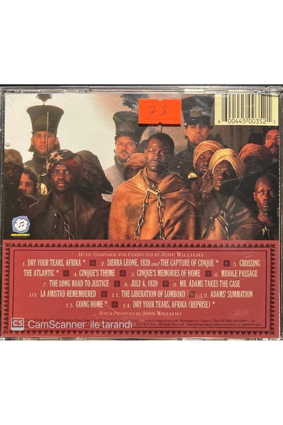 (PLAK DEĞİLDİR CD DİR) Amistas Soundtrack Cd