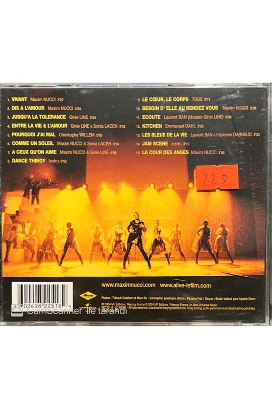 (PLAK DEĞİLDİR CD DİR) Alive Soundtrack Cd