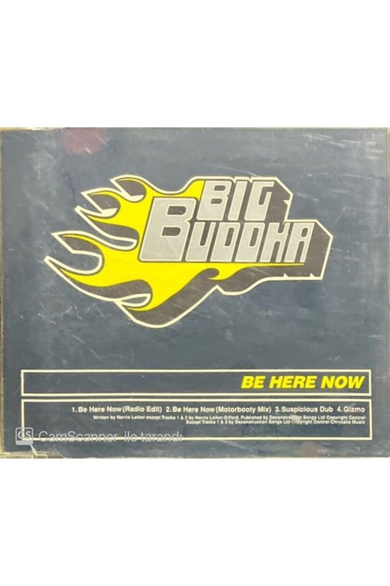 (PLAK DEĞİLDİR CD DİR) Big Buddga Be Here Now Maxi Single Cd