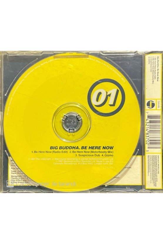 (PLAK DEĞİLDİR CD DİR) Big Buddga Be Here Now Maxi Single Cd
