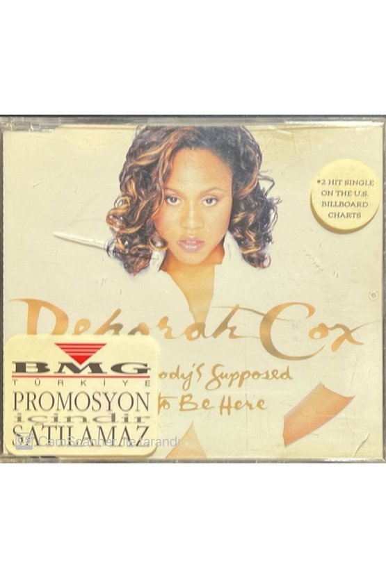 (PLAK DEĞİLDİR CD DİR) Deborah Cox Nobodys Supposed To Be Here Maxi Single Cd