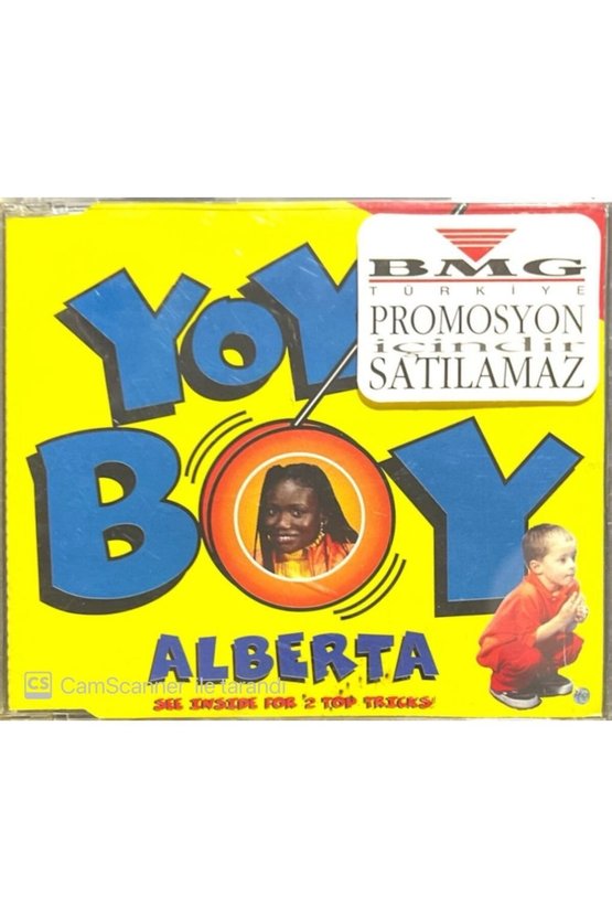 (PLAK DEĞİLDİR CD DİR) Alberta Yoyo Boy Maxi Single Cd
