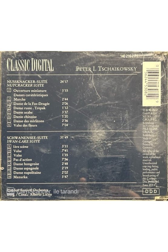 (PLAK DEĞİLDİR CD DİR) Classic Digital Peter I. Tchaikowsky Cd