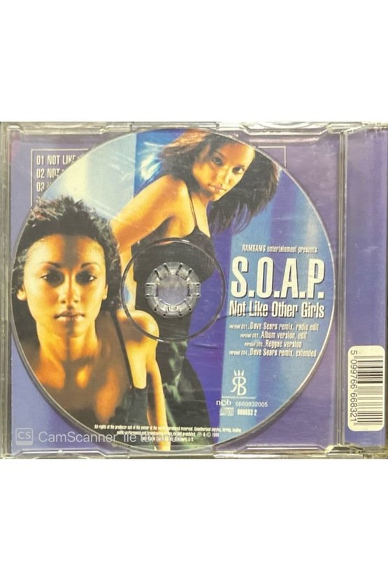 (PLAK DEĞİLDİR CD DİR) S.o.a.p Not Like Other Girls Maxi Single Cd