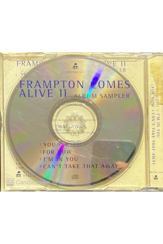 (PLAK DEĞİLDİR CD DİR) Peter Frampton Comes Alive 11 Album Sampler Maxi Single Cd