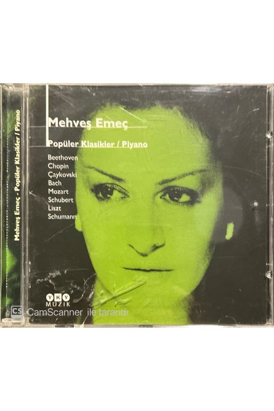 (PLAK DEĞİLDİR CD DİR) Mehveş Emeç Popüler Klasikler  Piyano Classic Cd