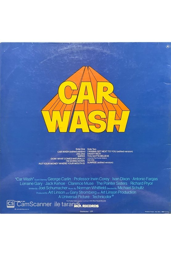 Best Of Car Wash Soundtrack LP Plak