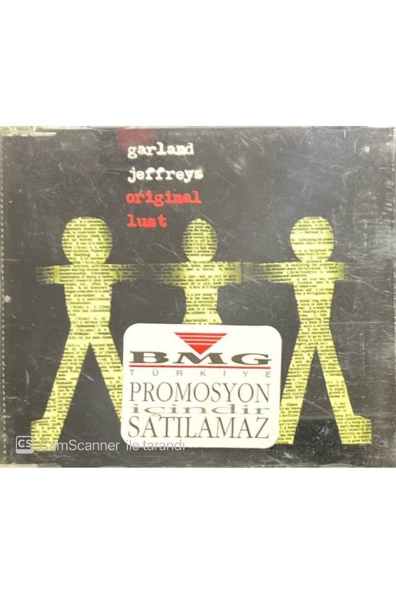(PLAK DEĞİLDİR CD DİR) Garland Jeffreys Original Lust Maxi Single Cd