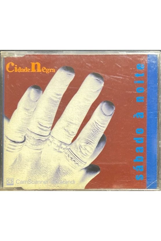 (PLAK DEĞİLDİR CD DİR) Cidade Negra Sabado A Noite Maxi Single Cd