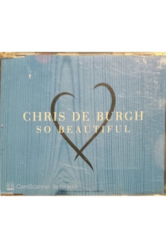 (PLAK DEĞİLDİR CD DİR) Chris De Burgh So Beautiful Maxi Single Cd