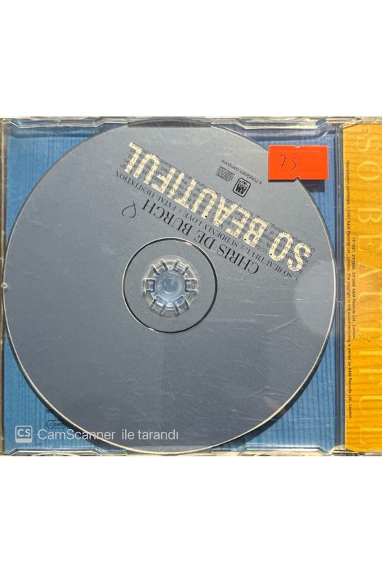 (PLAK DEĞİLDİR CD DİR) Chris De Burgh So Beautiful Maxi Single Cd