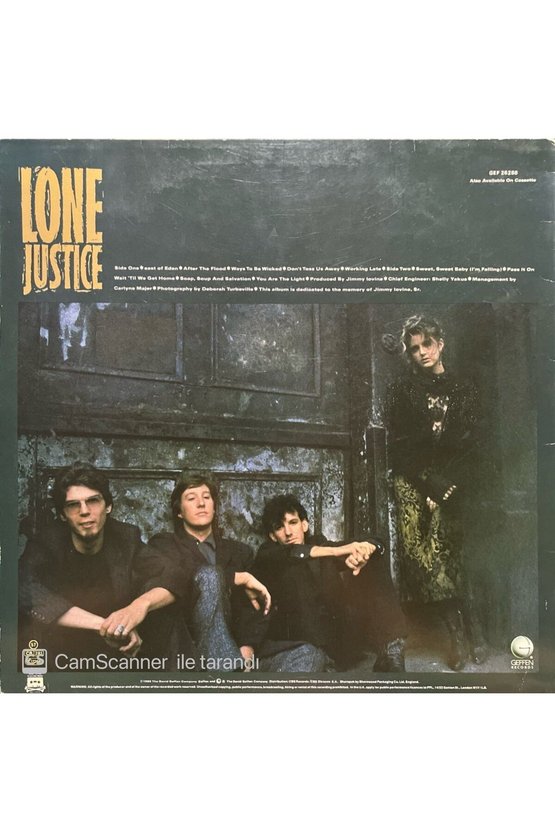 Lone Justice LP Plak