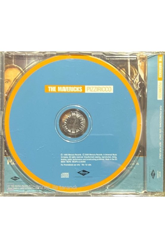 (PLAK DEĞİLDİR CD DİR) The Mavericks Pizziricco Maxi Single Cd