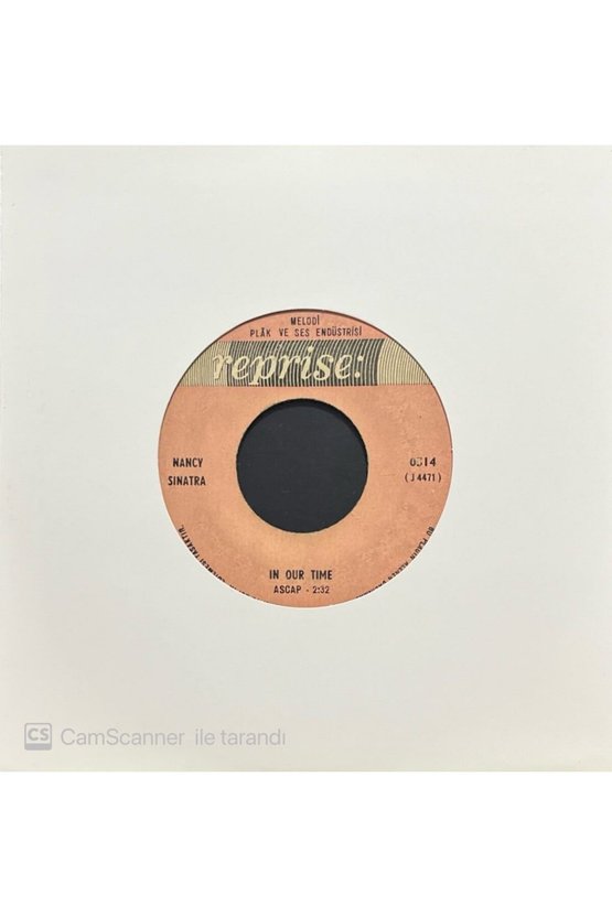 Nancy Sinatra  In Our Time 45lik Plak