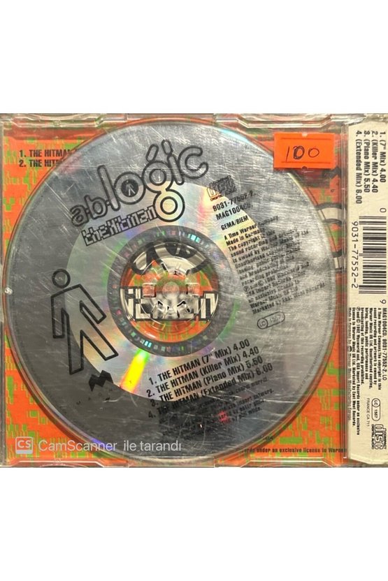 (PLAK DEĞİLDİR CD DİR) A.b. Logic The Hitman Maxi Single Cd