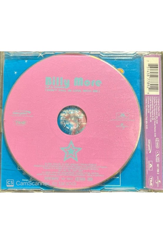 (PLAK DEĞİLDİR CD DİR) Billy More Up & Down Maxi Single Cd
