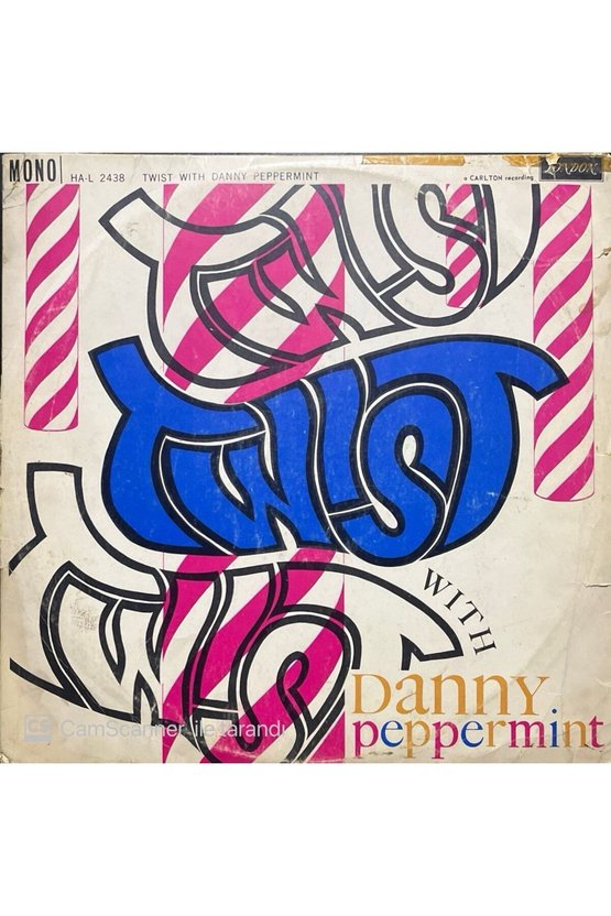 Twist With Danny Peppermint LP Plak