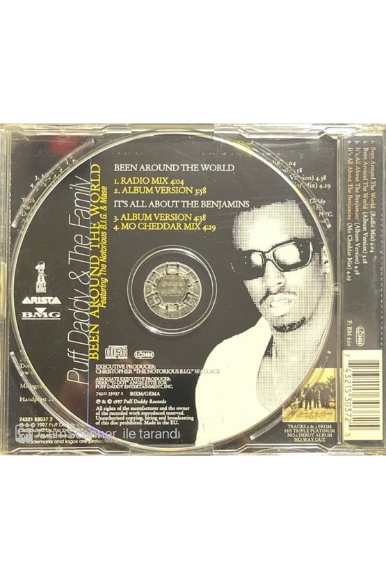 (PLAK DEĞİLDİR CD DİR) Puf Daddy & The Family Been Around The World Maxi Single Cd