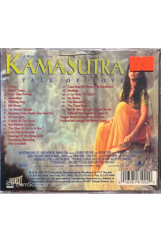 (PLAK DEĞİLDİR CD DİR) Kamasutra A Tale Of Love Soundtrack Cd