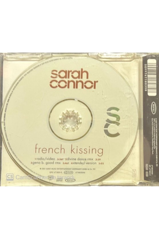 (PLAK DEĞİLDİR CD DİR) Sarah Connor French Kissing Maxi Single Cd