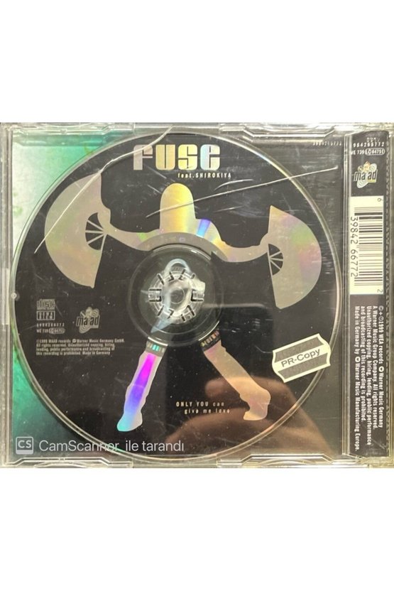 (PLAK DEĞİLDİR CD DİR) Fuse Feat. Shirokiya Only You Can Give Me Love Maxi Single Cd