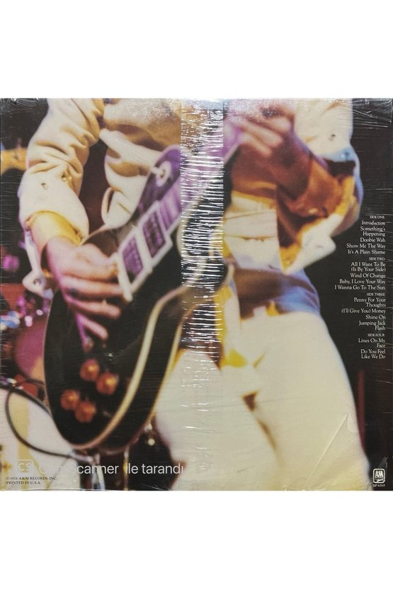 Peter Frampton Comes Alive Double LP Plak
