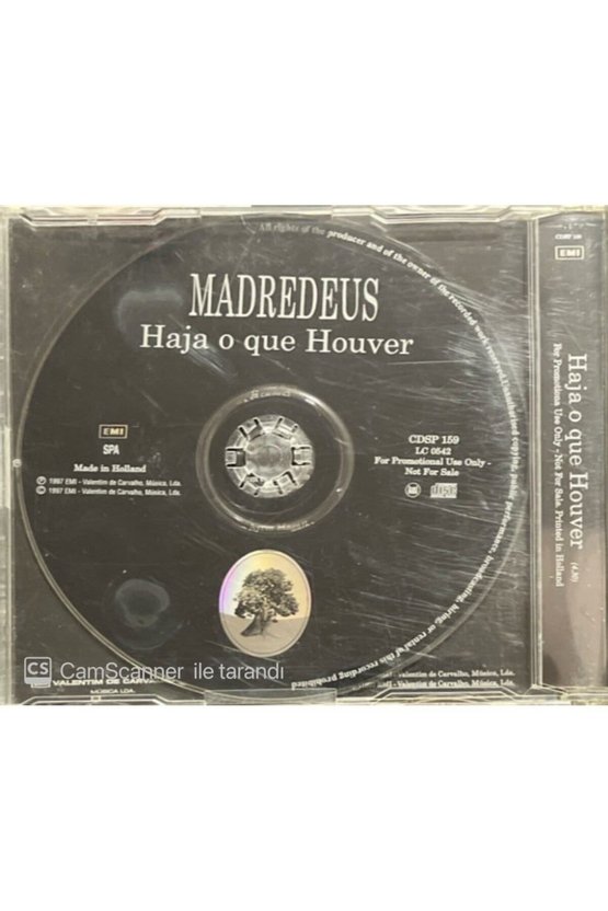 (PLAK DEĞİLDİR CD DİR) Madredeus Haja O Que Houver Maxi Single Cd