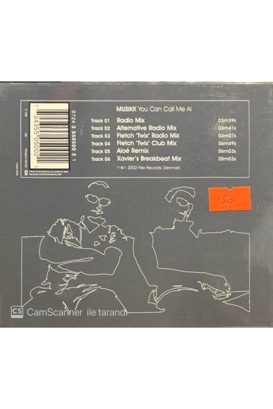 (PLAK DEĞİLDİR CD DİR) Musikk You Can Call Me Al Maxi Single Cd