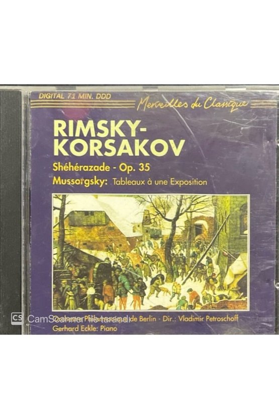 (PLAK DEĞİLDİR CD DİR) Rimsky Korsakov Sheherazade Op.35 Cd