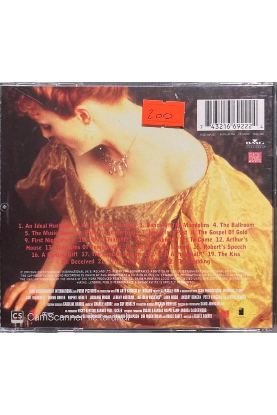 (PLAK DEĞİLDİR CD DİR) An Ideal Husband Soundtrack Cd