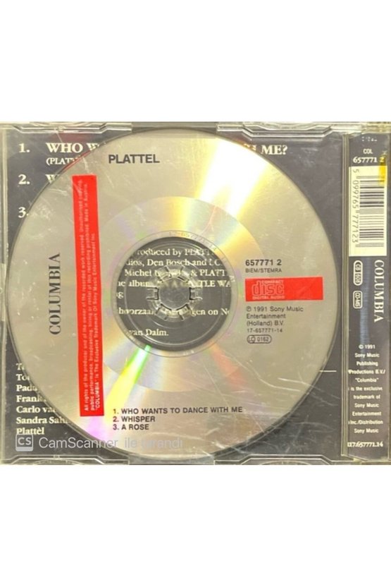 (PLAK DEĞİLDİR CD DİR) Plattel Who Wants To Dance With Me Maxi Single Cd