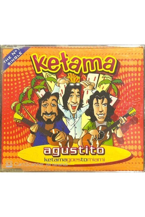 (PLAK DEĞİLDİR CD DİR) Ketama Agustito Maxi Single Cd