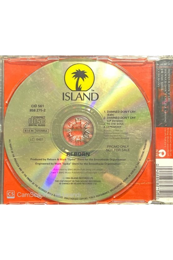 (PLAK DEĞİLDİR CD DİR) Reborn Damned Dont Cry Maxi Single Cd