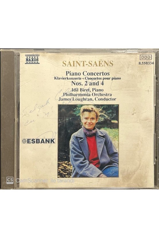 (PLAK DEĞİLDİR CD DİR) Saint-saens Piano Concertos Classic Cd
