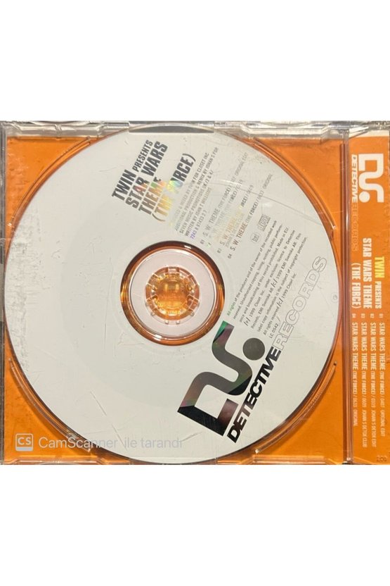(PLAK DEĞİLDİR CD DİR) Star Wars Theme Maxi Single Cd