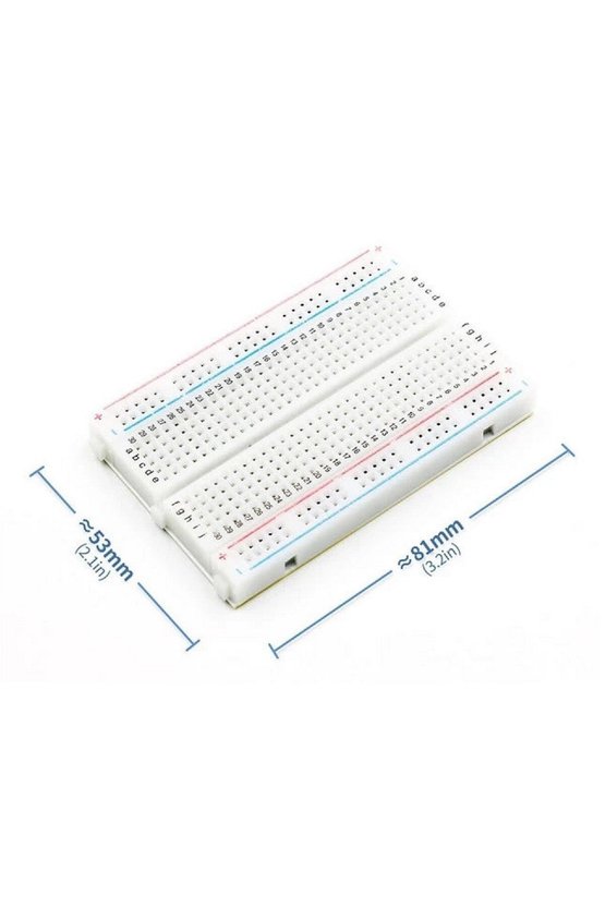 400 Pin Orta Boy Breadboard SYB-130 Lehimsiz Devre Kartı 10 Adet Prototipleme ve Elektronik Deney Se