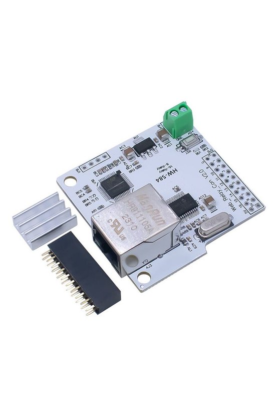 HW-584 16 Kanal Ethernet Web Röle Kontrol Kartı 5V RJ45 Ağ Modülü