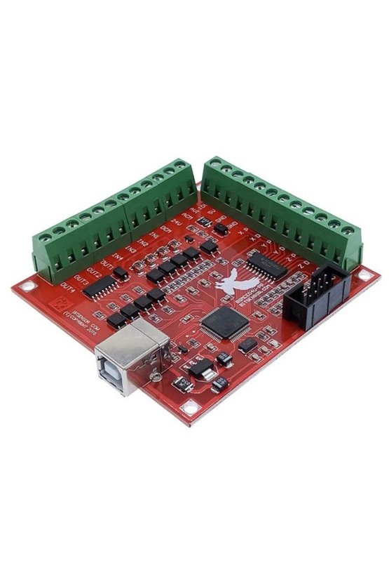 4 Eksen CNC USB Kontrol Kartı BSMCE04U-PP 100kHz Mach3 Uyumlu Elektronik El Çarkı Destekli Step ve S