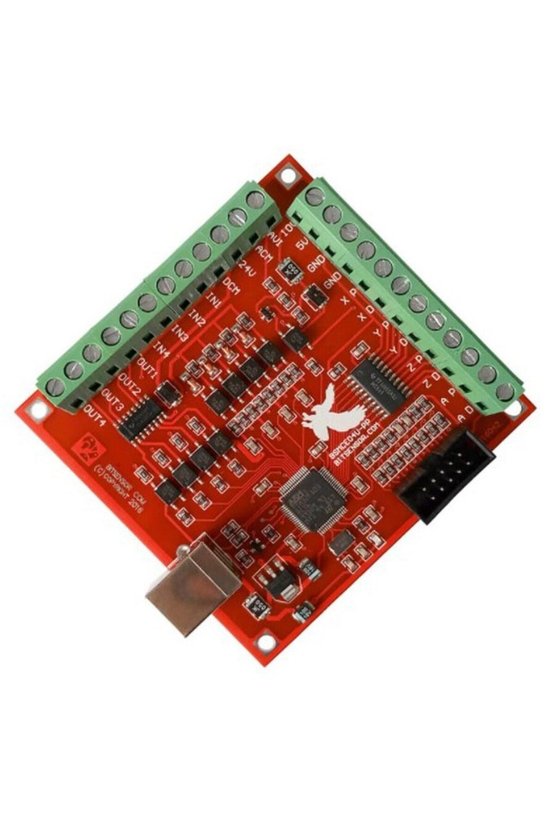 4 Eksen CNC USB Kontrol Kartı BSMCE04U-PP 100kHz Mach3 Uyumlu Elektronik El Çarkı Destekli Step ve S