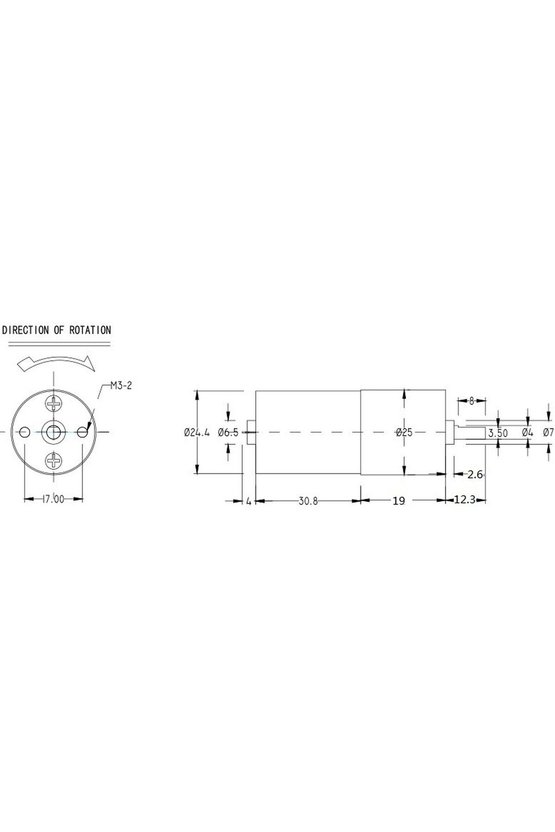 JGA25-370 12V 12 RPM Redüktörlü DC Motor 25mm Metal Dişli D Şaft 4mm Mil Yüksek Torklu Düşük Devirli
