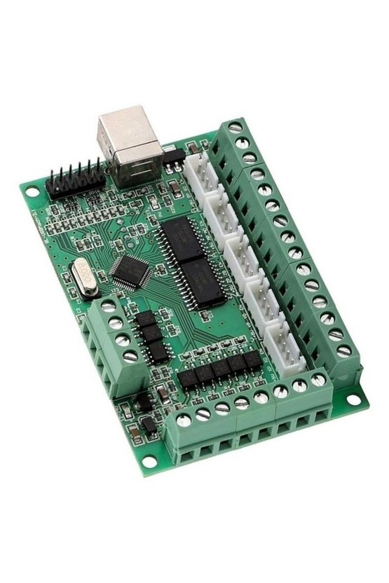 BL-USBMach-2.1 CNC USB Kontrol Kartı 5 Eksen 100KHz Mach3 Uyumlu İzoleli Step Motor Sürücü ve Spindl