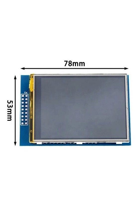 2.8 inç Dokunmatik TFT LCD Shield 240x320 Ekran Modülü SD Kartlı Dokunmatik Kalemli Proje Geliştirme