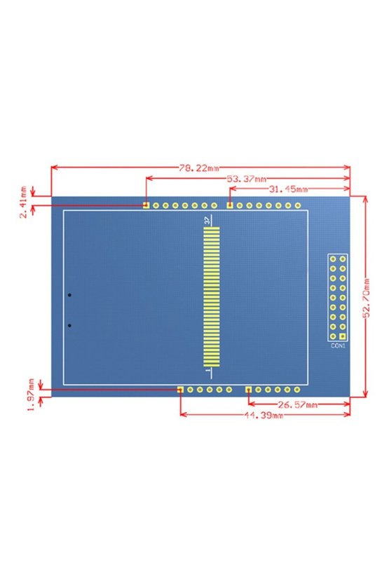 2.8 inç Dokunmatik TFT LCD Shield 240x320 Ekran Modülü SD Kartlı Dokunmatik Kalemli Proje Geliştirme