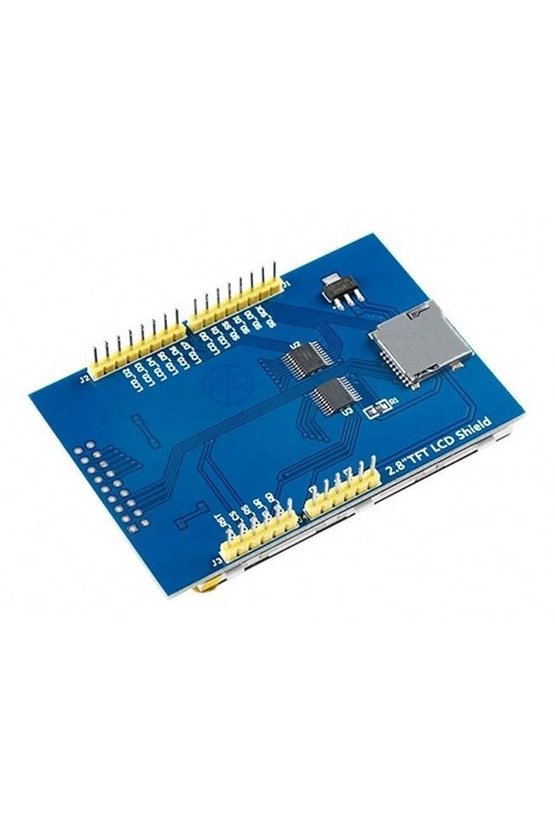2.8 inç Dokunmatik TFT LCD Shield 240x320 Ekran Modülü SD Kartlı Dokunmatik Kalemli Proje Geliştirme